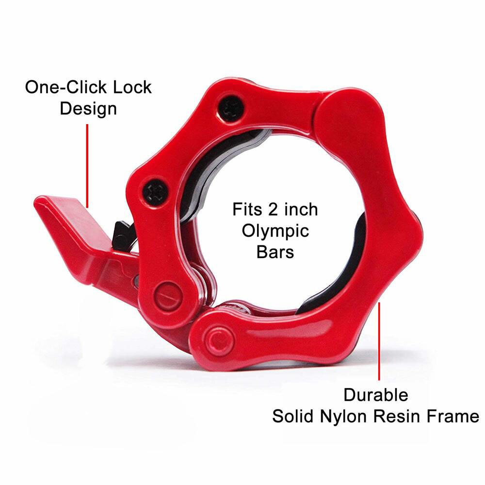 1 par 50mm skivstång fjäderkrage stång fjäderkrage clips hantelklämma spinlocks gym fitness svart