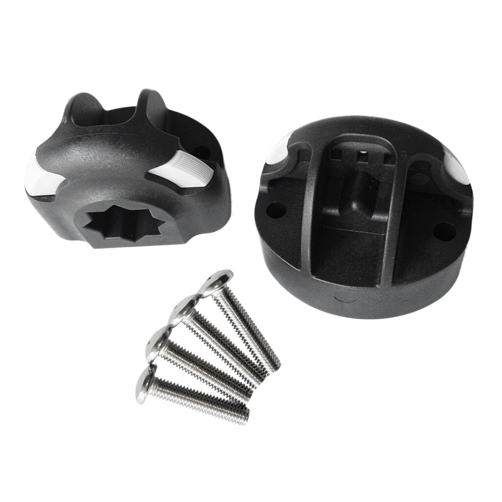 2 Pieces Kayak Boat Sea Fishing Rod Holder Mount Base Tackle Kit Accessory for Kayaks Fishing Rowing Boats Canoes Sailboats ATVs