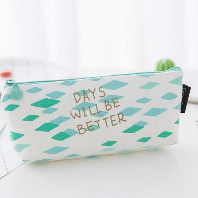 1 Pcs/Verkoop Beknopte Kawaii Etui Leuke Roze Ruit Patroon Schoolbenodigdheden Briefpapier Pennenbakje Potlood Tas: 9