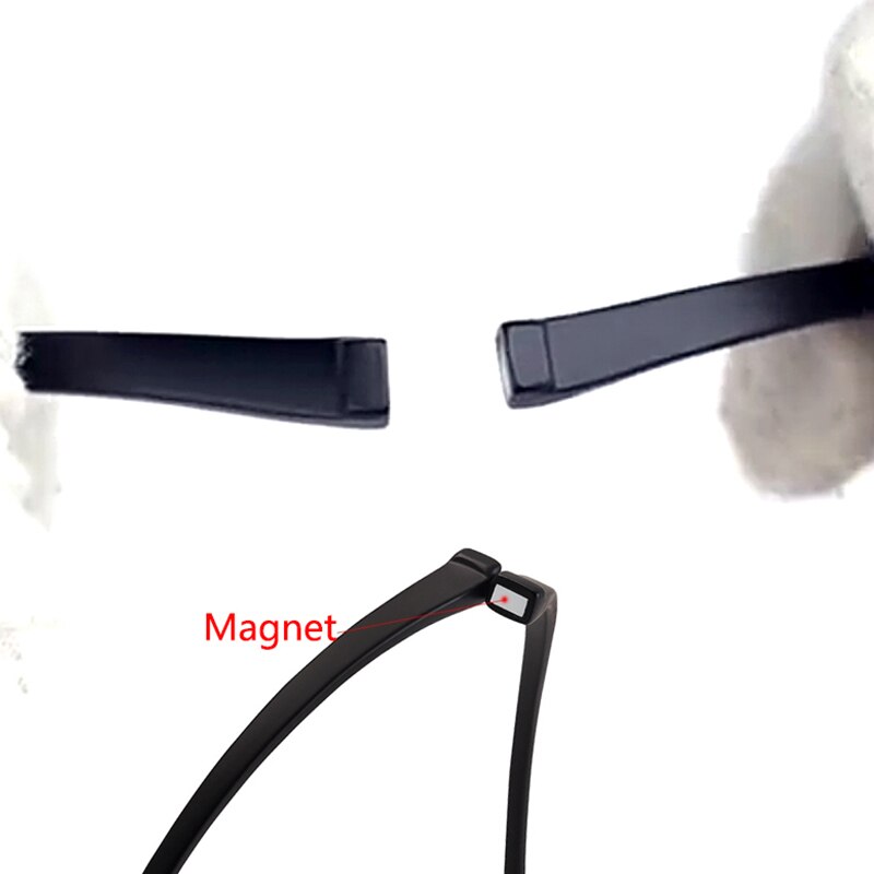 Newest Portable Magnetic Hanging Neck Reading Glasses Men Women High Definition Presbyopic Glasses Round frame +1.5 2.5