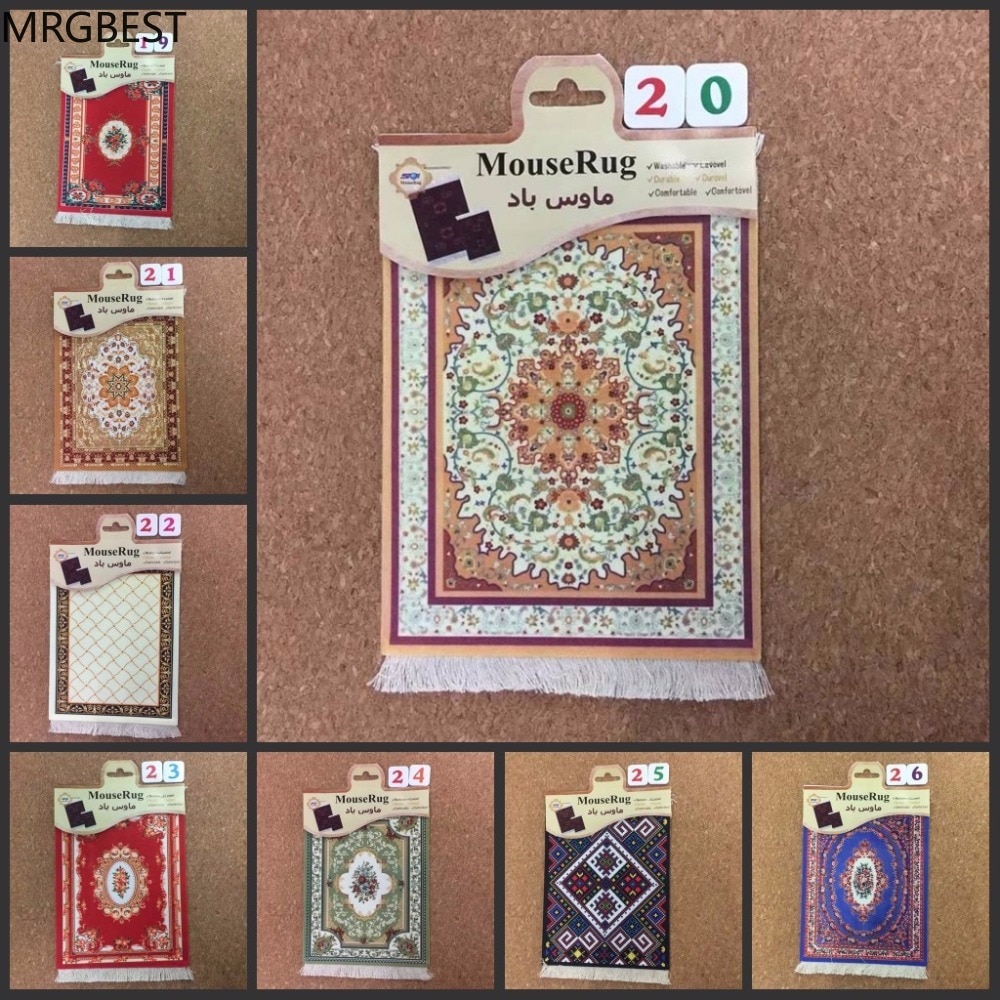 MRGBEST 270*180MM Colourful Persian Style Rug Large Mouse Pad Carpet Office Family Tassels Desk Mat Gaming