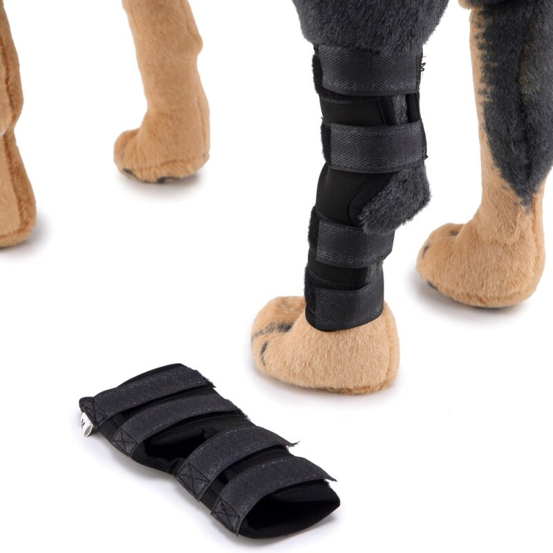 1Pair Pet Dog Cat Knee Joint Leg Protector Calf Brace Support For Avoiding Injury