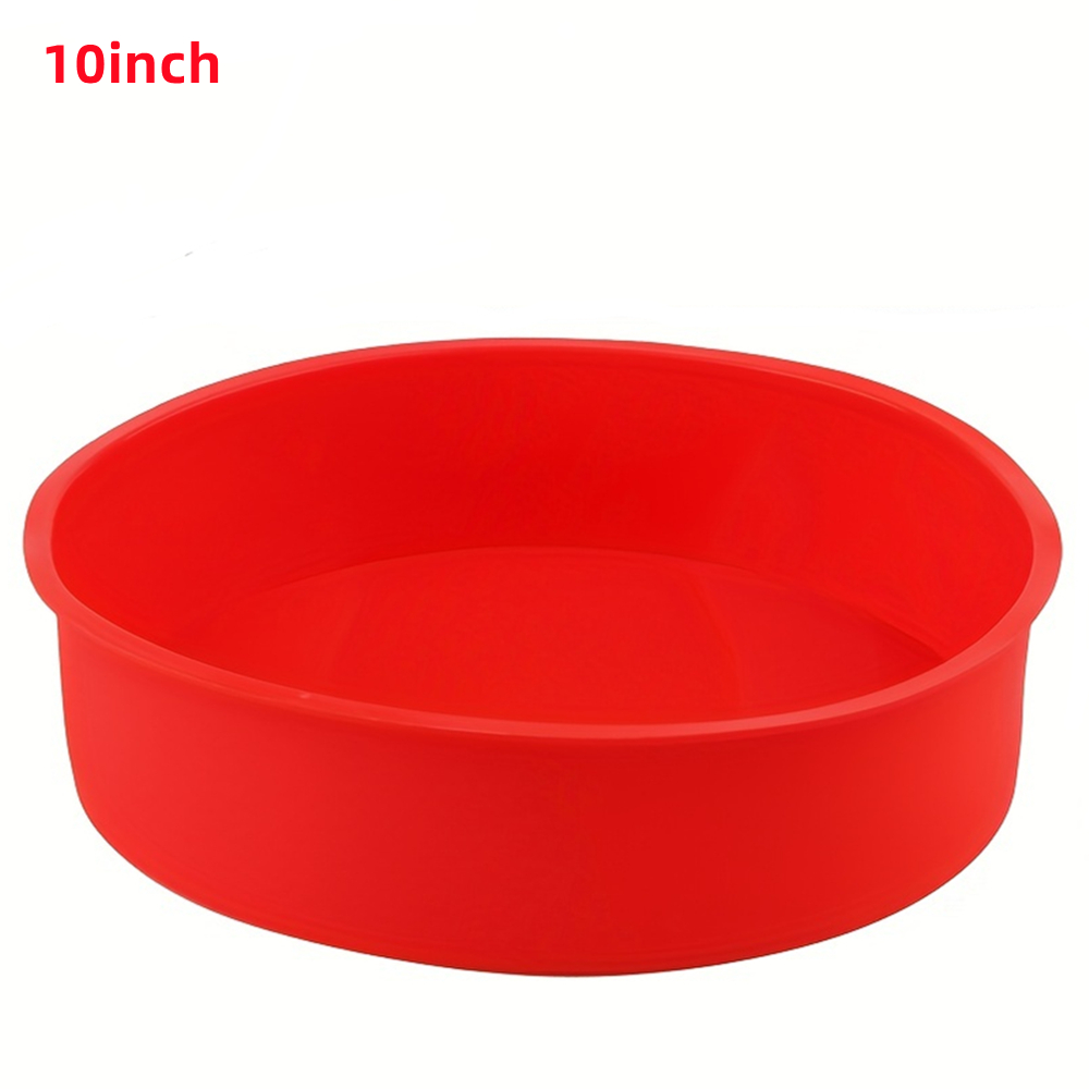 4/6/8/10inch Silicone Cake Mold Tray Pans Round Kitchen Silicone Nonstick Baking Pans Reusable Cake Pans Baking Tools