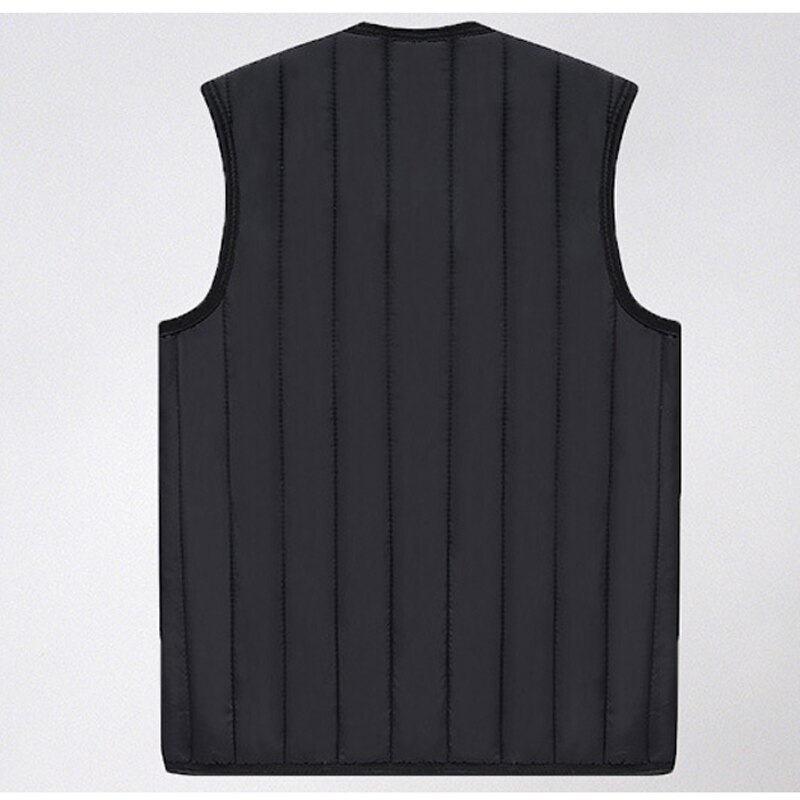 PEVSN Winter Men Vests Fleece Warm Waistcoat Man Outwear Casual Thermal Soft Vests Thick Windreaker Sleeveless Jackets Clothing