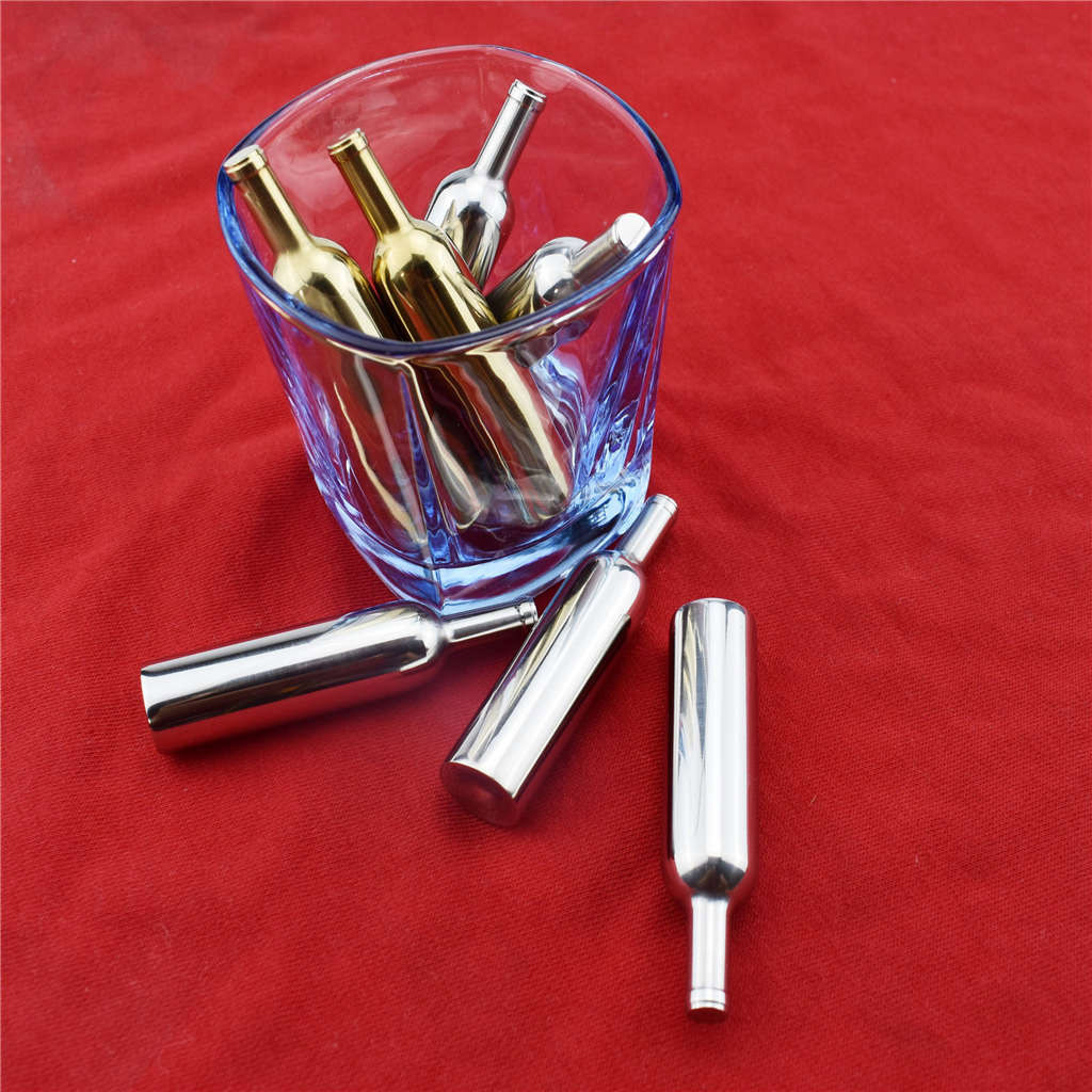 Stainless Steel Ice Cubes Reusable Metal Chilling Stones with Whisky Keep Cold Beer Cooler Holder Chiller Tool whiskey ice stone