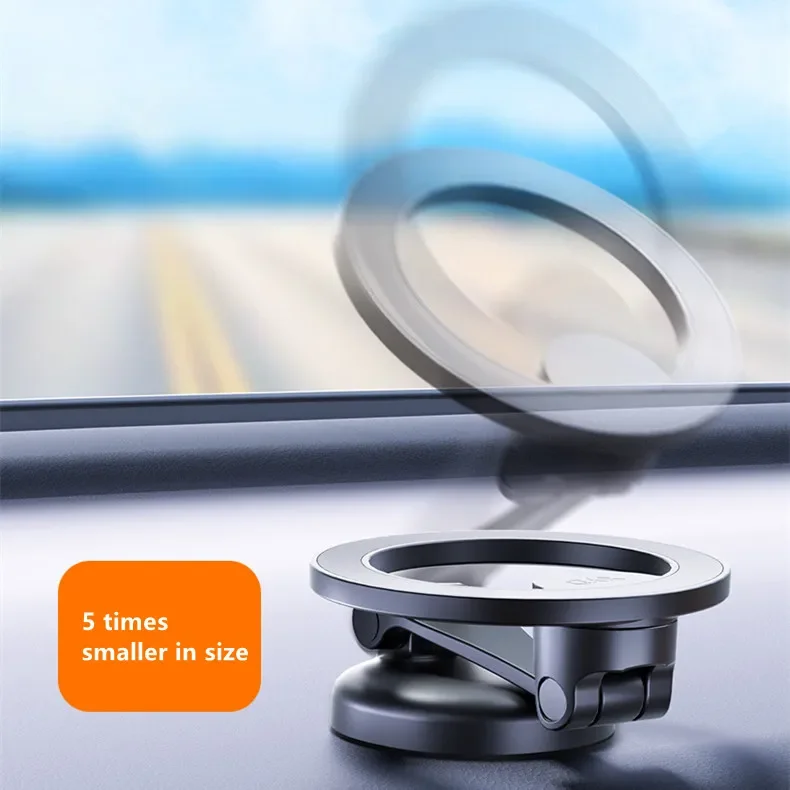 Opvouwbare Magnetische Auto Telefoon Houder Ondersteuning In Auto Auto Smartphone Mount Standaard 360 Draaibare Telefoon Beugel Houder Voor Alle Telefoons