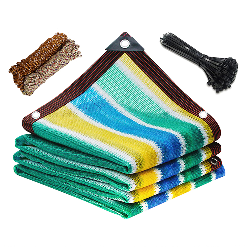 Malla de sombra para exteriores, toldo para jardín y terraza, decoraciones para coche, sombrilla para piscina, suministros de jardinería, valla Exterior para acampar: 3m * 3m
