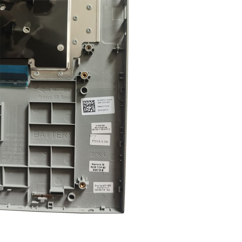 US laptop keyboard for DELL Inspiron 15 5000 5568 5578 US with palmrest 00HTJC