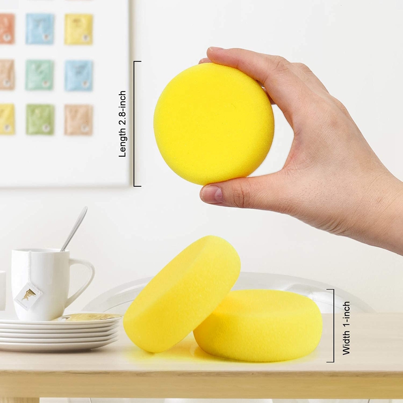 25 Pcs Painting Sponge, Artist Sponge for Watercolor, Crafts, Pottery, Clay, Ceramics, Face Painting &amp; Household Use