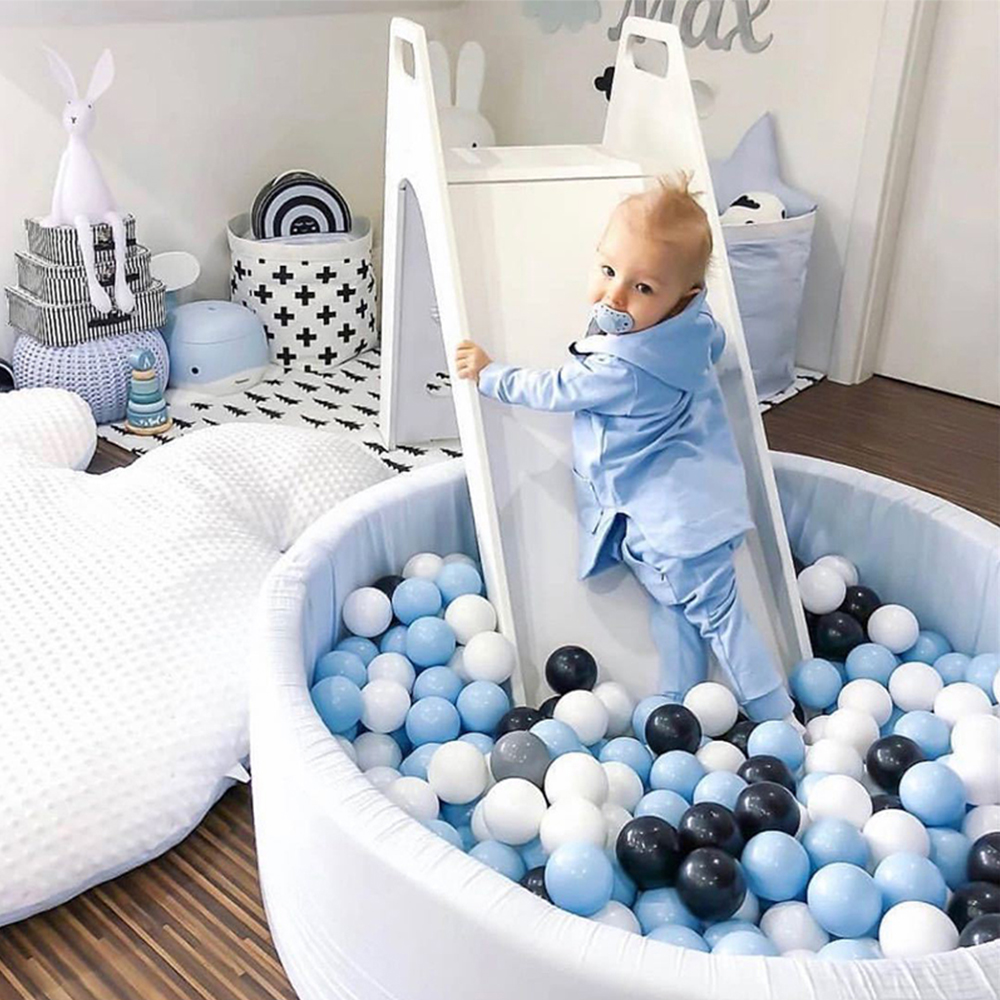 Effen Kleur Kids Ronde Bal Pit Baby Oceaan Bal Zwembad Zachte Kinderbox Indoor Buiten Spelen Speelgoed Voor Peuter Baby Jongens & Meisjes