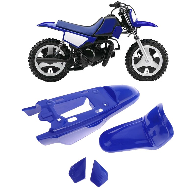 Motorcycle Front & Rear Fender Mudguards Fairing Kit Accessories for Yamaha PW50 PY50: Default Title