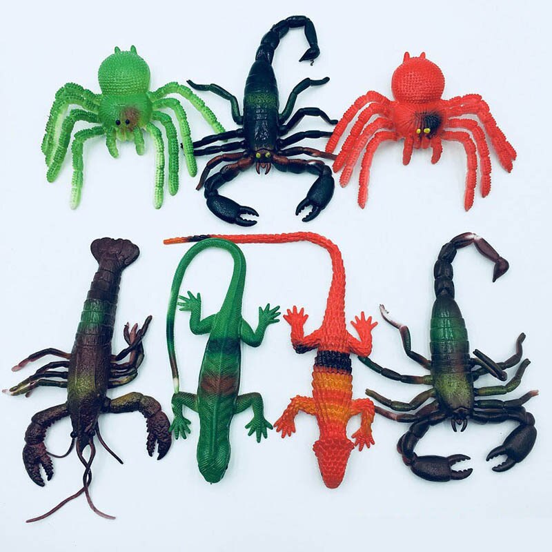 Kunstmatige Dier Speelgoed Crawler Reptiel Speelgoed Spider Kreeft Hagedis Schorpioen Speelgoed