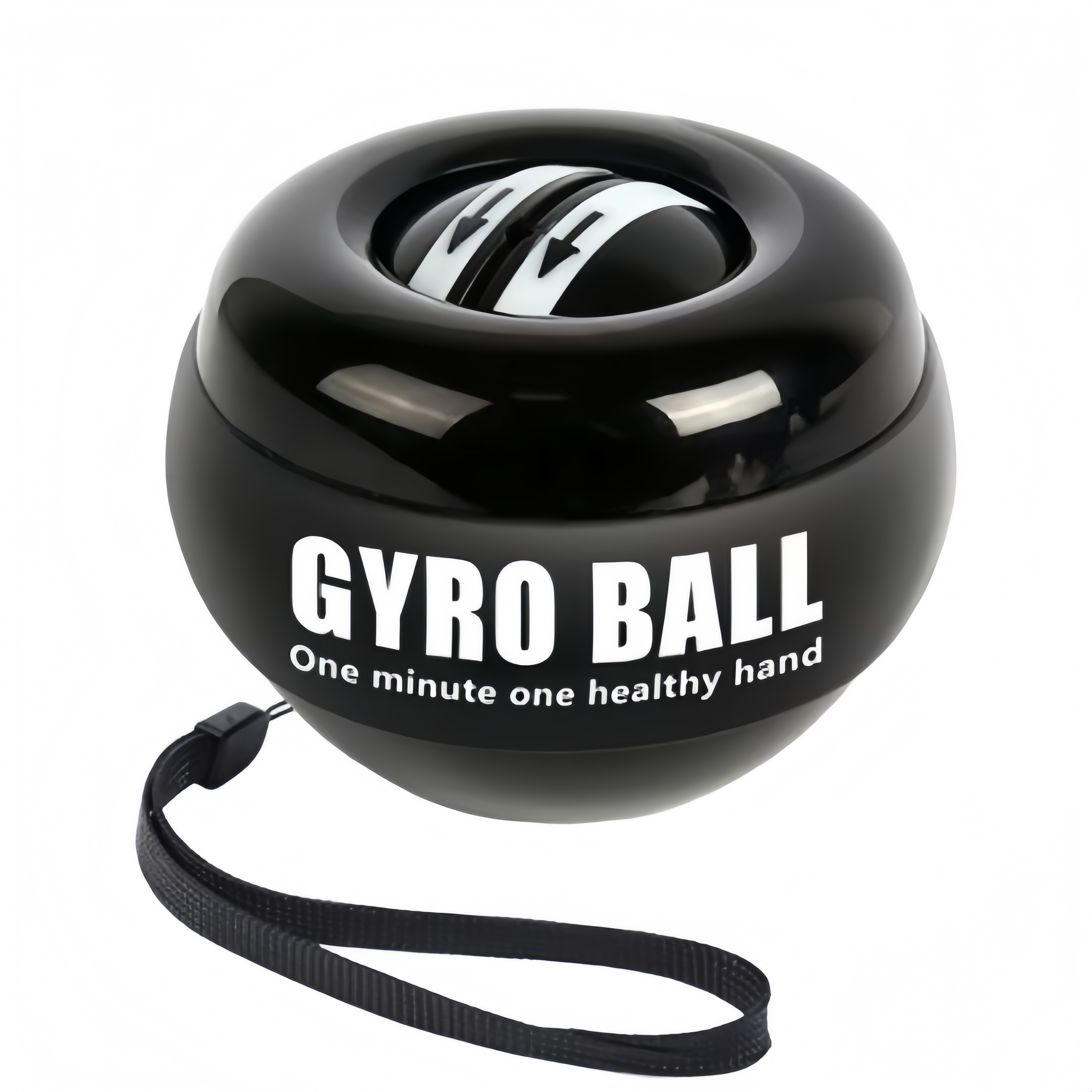 Onderarmtrainer met zelfactiverende polsgyrobal, polsversterker voor arm- en vingermusculatuurtraining, geschikt voor fitness: Bruin