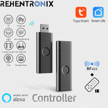 Tuya WiFi Controller RF+IR USB Universal Remote Controller Home Appliances Smart Controller RF Appliances Tuya Smart/ Smart Life