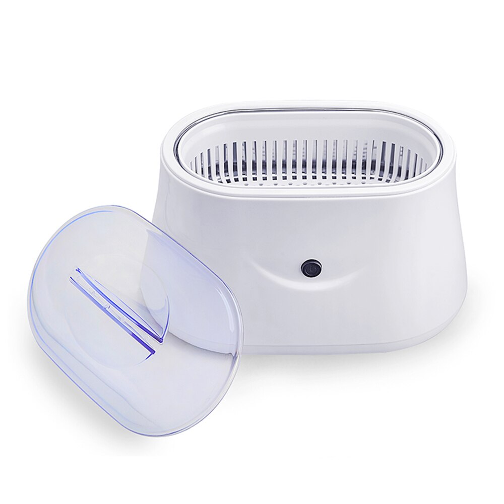 Ultrasonic Glasses Cleaner Minimalist-style Household Glasses Cleaning Tool Jewelry Cleaning Machine White MK-181-35W 220V