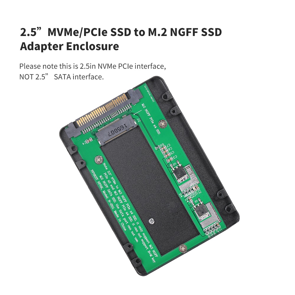 2.5in Nvme/Pci-E Ssd M.2 Ngff Pcie X4 Ssd Adapter Behuizing Pci Express Ssd Adapter Card