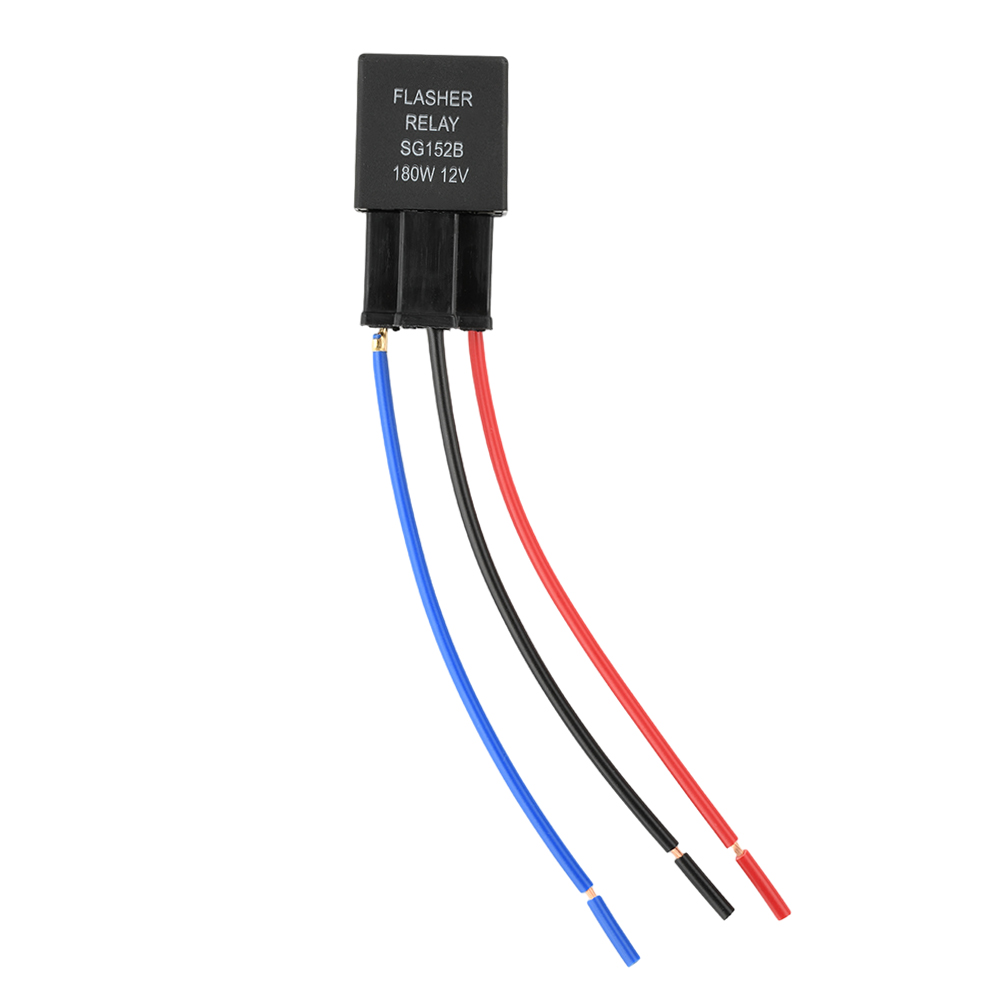DC12V DC24V car relay 180W 5A-10A car flasher car and motorcycle steering relay 3 pin flash relay electronic module