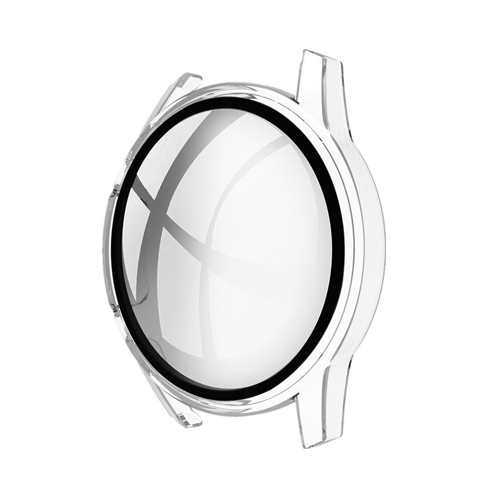 Meerkleurige spuitgegoten horlogekast voor huawei  gt 2 42mm harde pc met gehard glazen deksel 46mm volledige beschermende bumper: Duidelijk / Voor  gt 2 46mm
