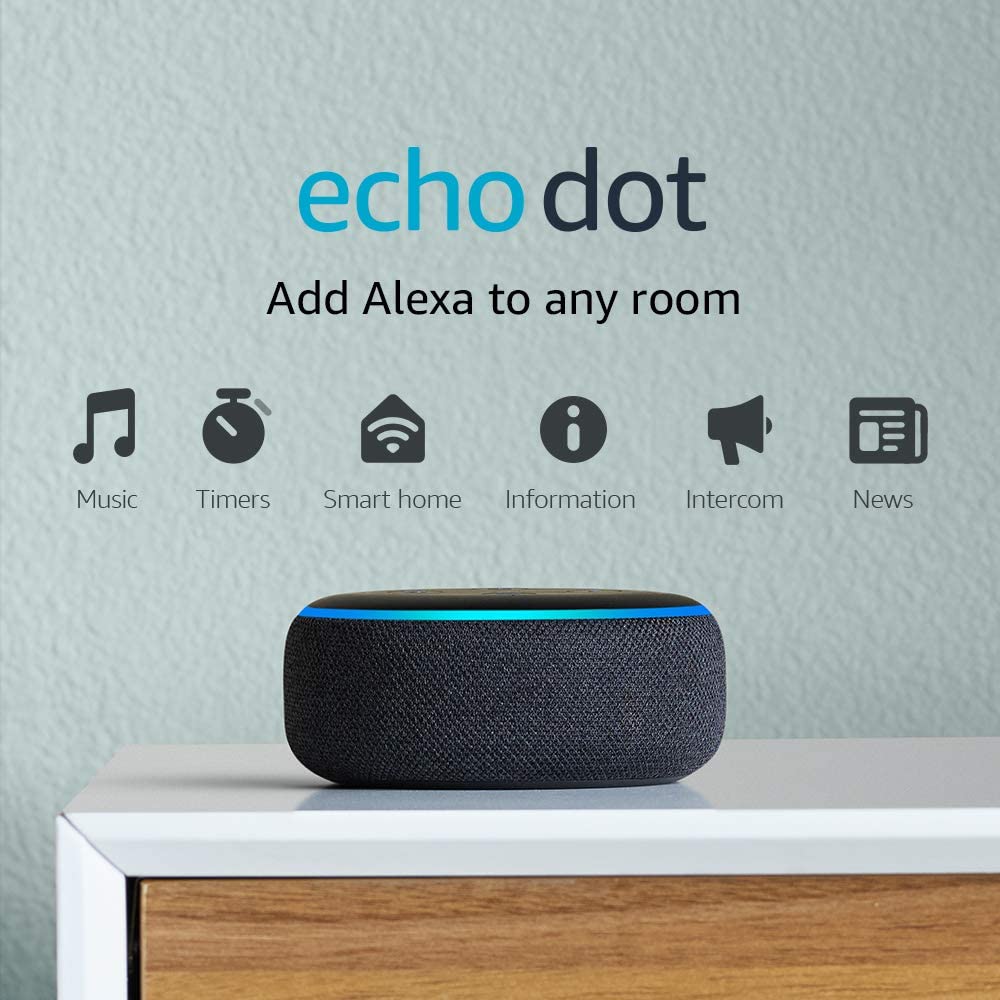 Smart Speaker Met Alexa-Houtskool De Beste Kleur Willekeurige Levering