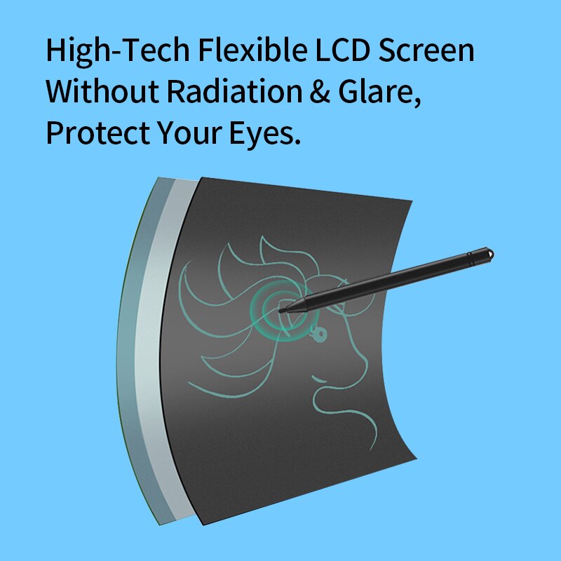 Drawing Tools 8.5" LCD Writing Tablet Drawing Tablet Erase Electronic Paperless LCD Handwriting Pad Kids Writing Board