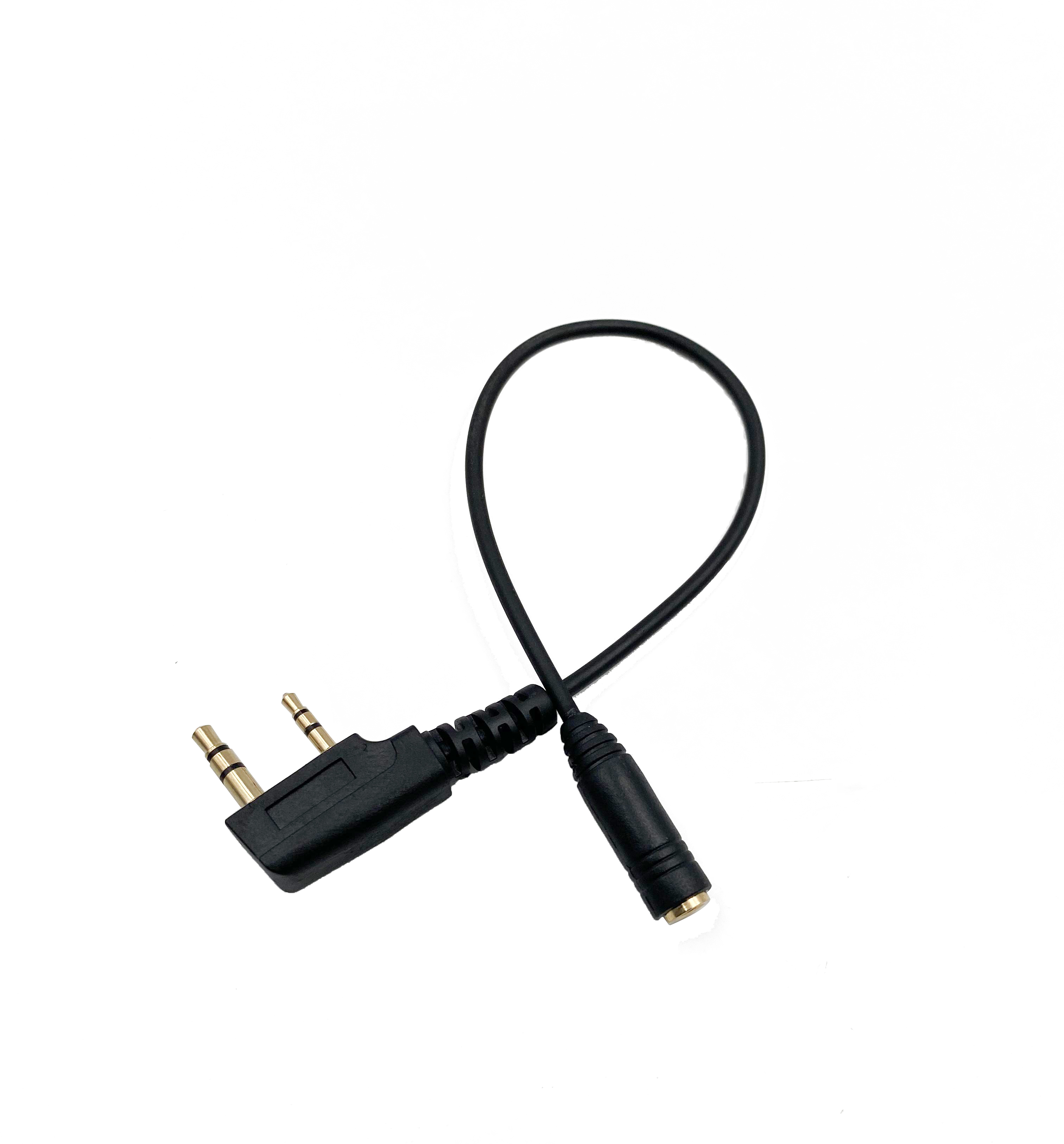 BAOFENG 2 Pin to 3.5mm Walkie Talkie Headset Adapter Earpiece Adapter Cable For BAOFENG UV-5R BF-888S Quansheng UV-K5 UVK6 Radio