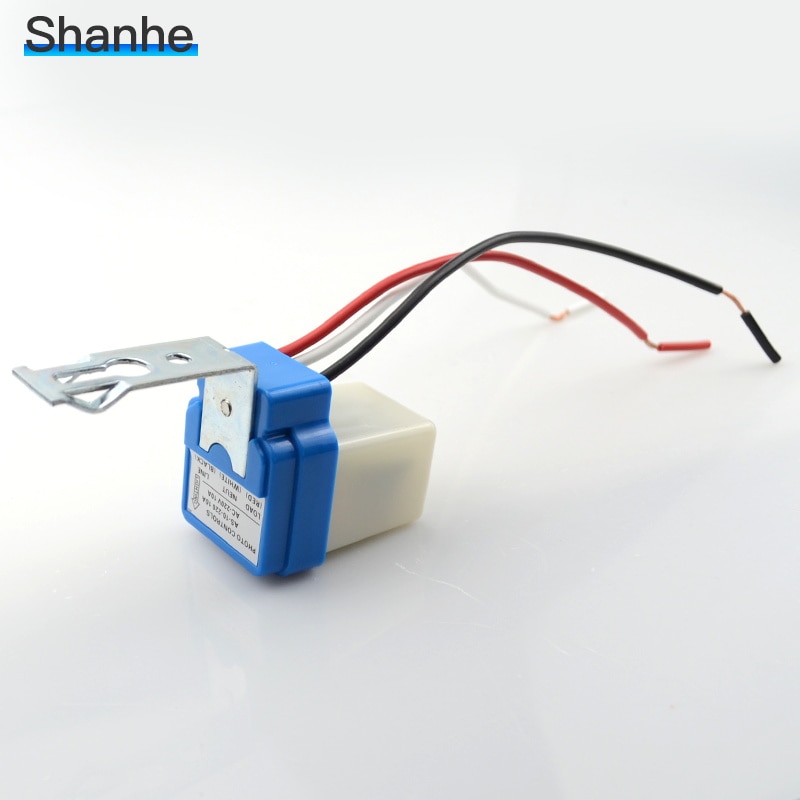 Automatic Auto On Off Photocell street Light Switch AC220V 50-60Hz 10A Photo Control Photoswitch Sensor Switch DC12V AS-10