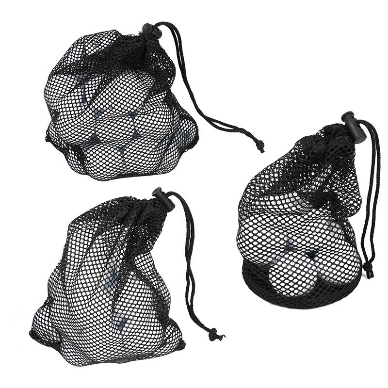 Nylon Mesh Storage Bags Mesh Bags Shopping Bags Multipurpose Drawstring Sack Golf Ball Mesh Bags Durable