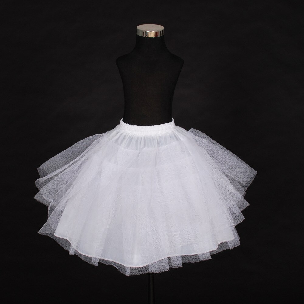 Jupon bouffant en Tulle blanc de pour petite fille, jupe Tutu, accessoires de mariage,