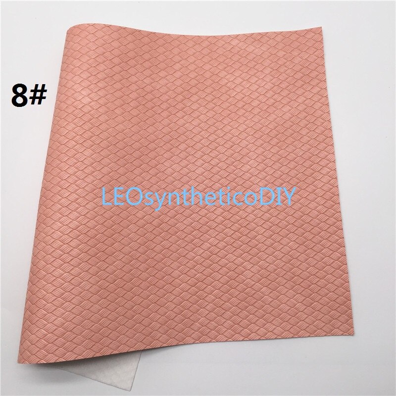Tela de cuero sintético para hacer lazos, tejido de Tela de cuero sintética, 21x29cm, Tela de cuero, 1 unidad, T435: 8