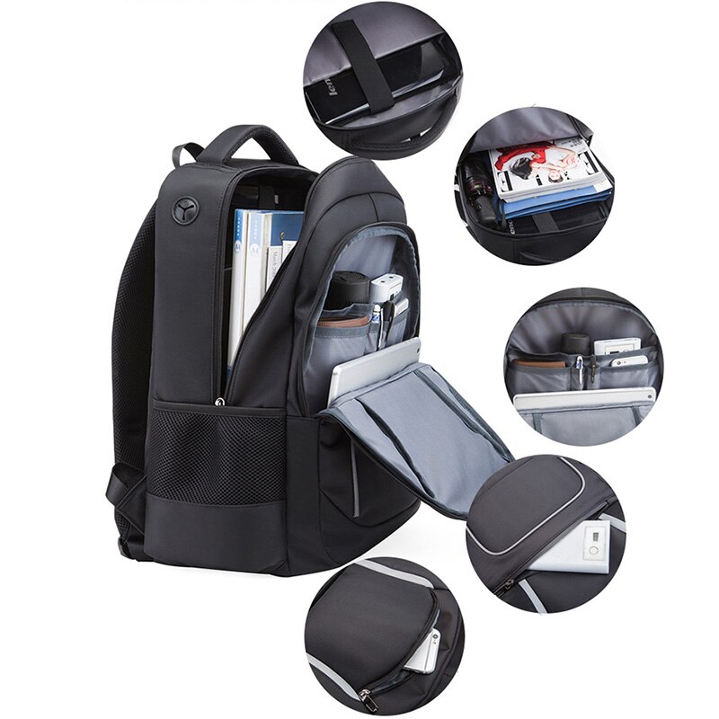 NANCY TINO męnarty plecak z USB na wolnym powietrzu wielofunkcyjny 36-55L o dużej pojemności wodoodporna torba biznesowa