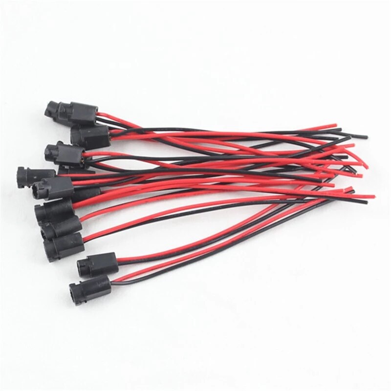 10 stk  t5 pæreholder sokkel for  t5 led interiør leselampe bil 12v t5 led instrument bypære kabel adapter base