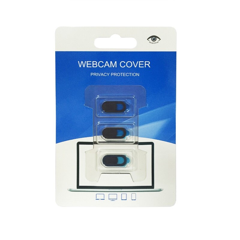 Control deslizante del obturador de la cámara Web cámara de plástico cubierta de la etiqueta engomada para iPad Web del teléfono del ordenador portátil PC tableta Mac de privacidad de teléfono Cámara cubierta