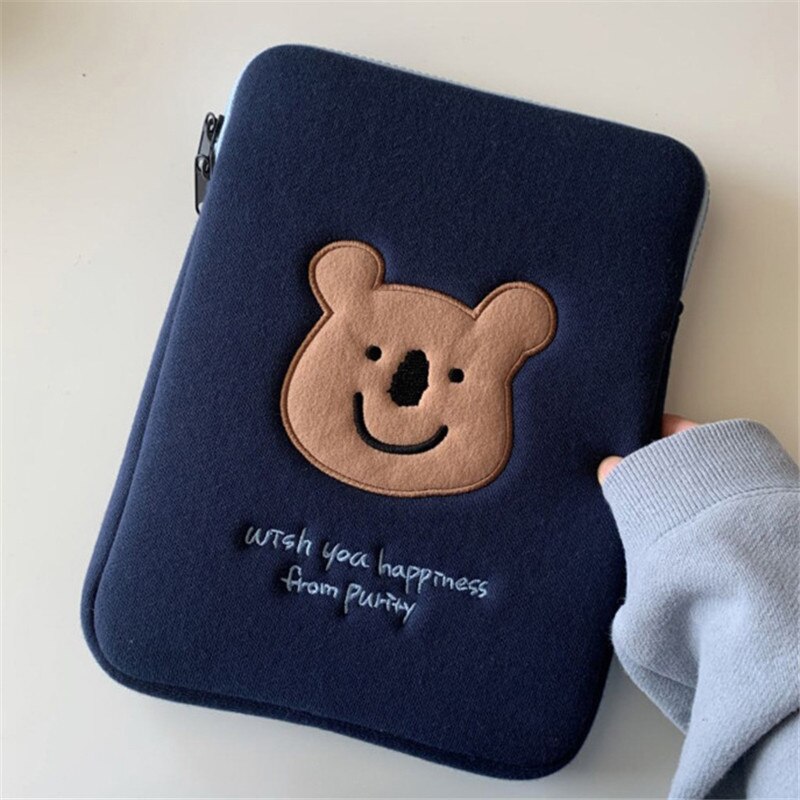 Tablet Sleeve 11 Inch Voor Ipad Pro 11 ''10.5'' Air 1 2 3 4 Shockproof Cartoon Beer Handtas tablet Case Voor Ipad Samsung Huawei