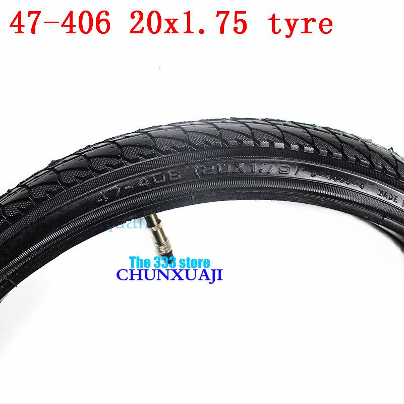 20*1.75 electric folding Bikes Tires 20X1.75 47-406 Electric bicycle Inner outer tires 20 inches children&#39;s bicycle Tires