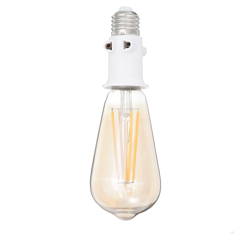AC100-240V 4A E27 ABS EU LED Bulb Adapter Lamp Holder Base Plug Connector Accessories Screw Light Socket Conversion for Lights