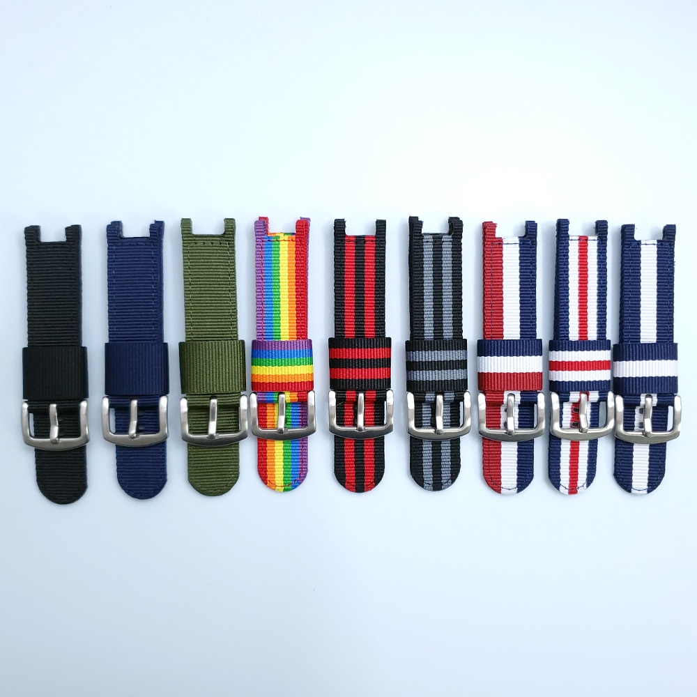 Geweven canvas band voor huami amazfit t-rex smartwatch band horlogeband voor amazfit t-rex trex horloge polsband armband