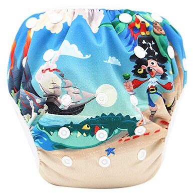 baby swim diaper for baby swimming reusable swimming diapers baby nappies washable pool pant baby cloth diaper nappy: 1