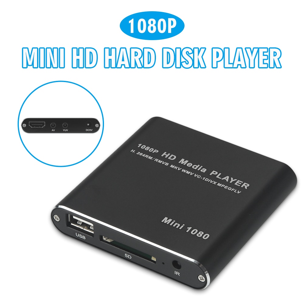 1Pc 1920X1080P Mini Hdmi-Compatibele Mediaspeler Fullhd Mkv Usb Sd Video reclame Spelers