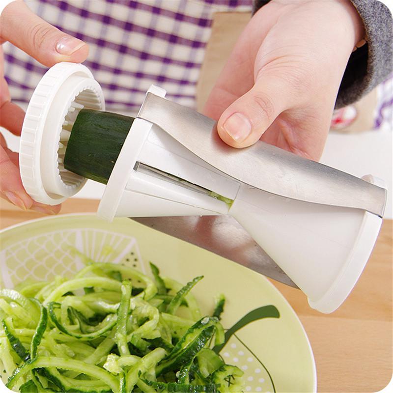 Keuken Gereedschap Accessoires Spiral Slicer Groente Shred Apparaat Koken Salade Wortel Radijs Snijder Spiral Slicer Cutter Organizer