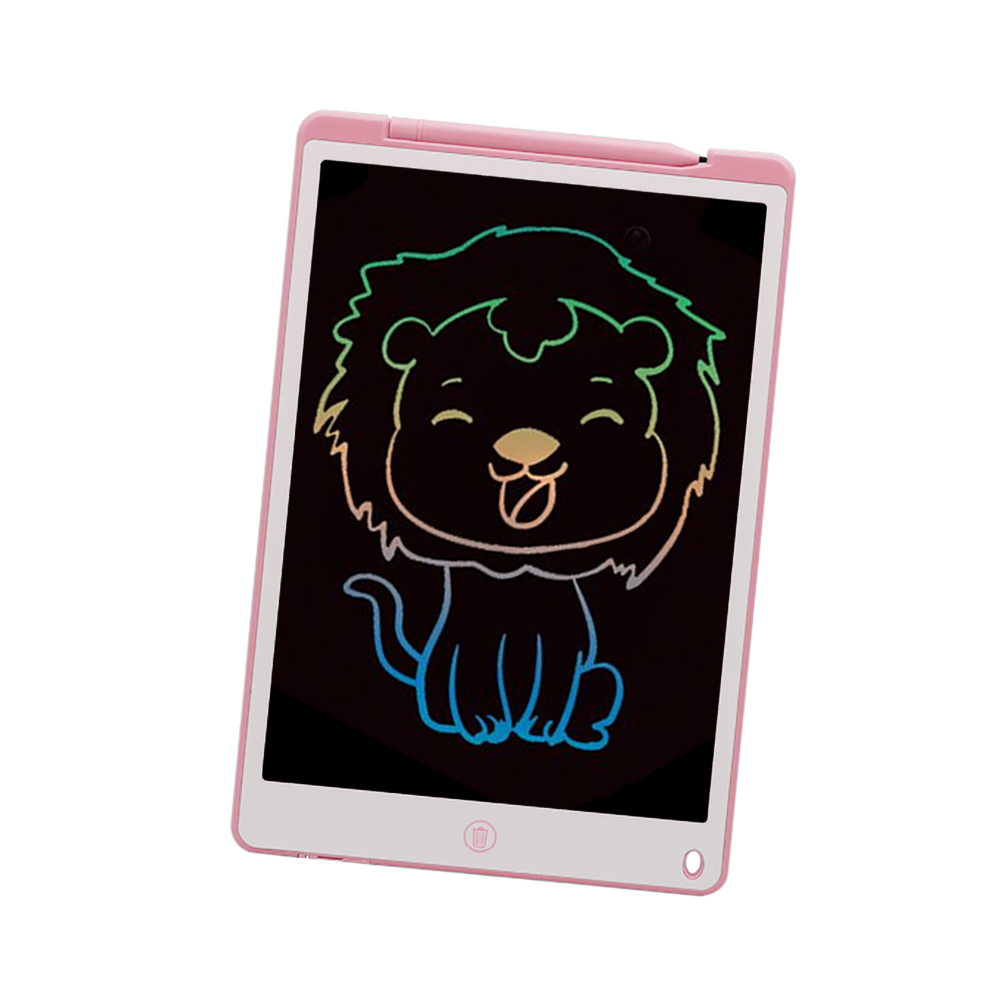 TISHRIC 12 Unch Tablet Graphics Tablet Rainbow Color With Lock Electronics Children&#39;s Tablet Drawing Tablet Tablet With Pen: Pink