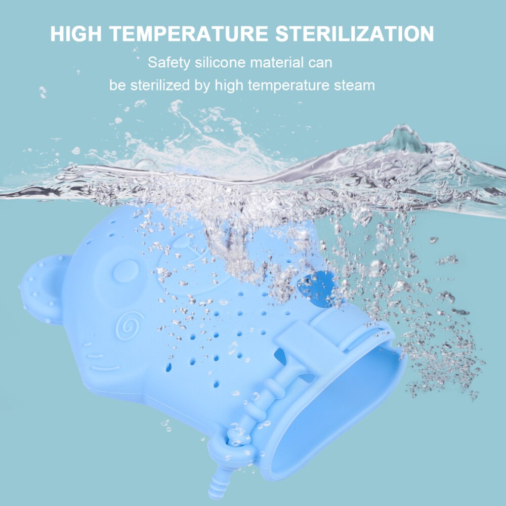 Del bambino Teether silicone Guanto Guanto di Sicurezza Naturale Dentizione Rettifica Guanto