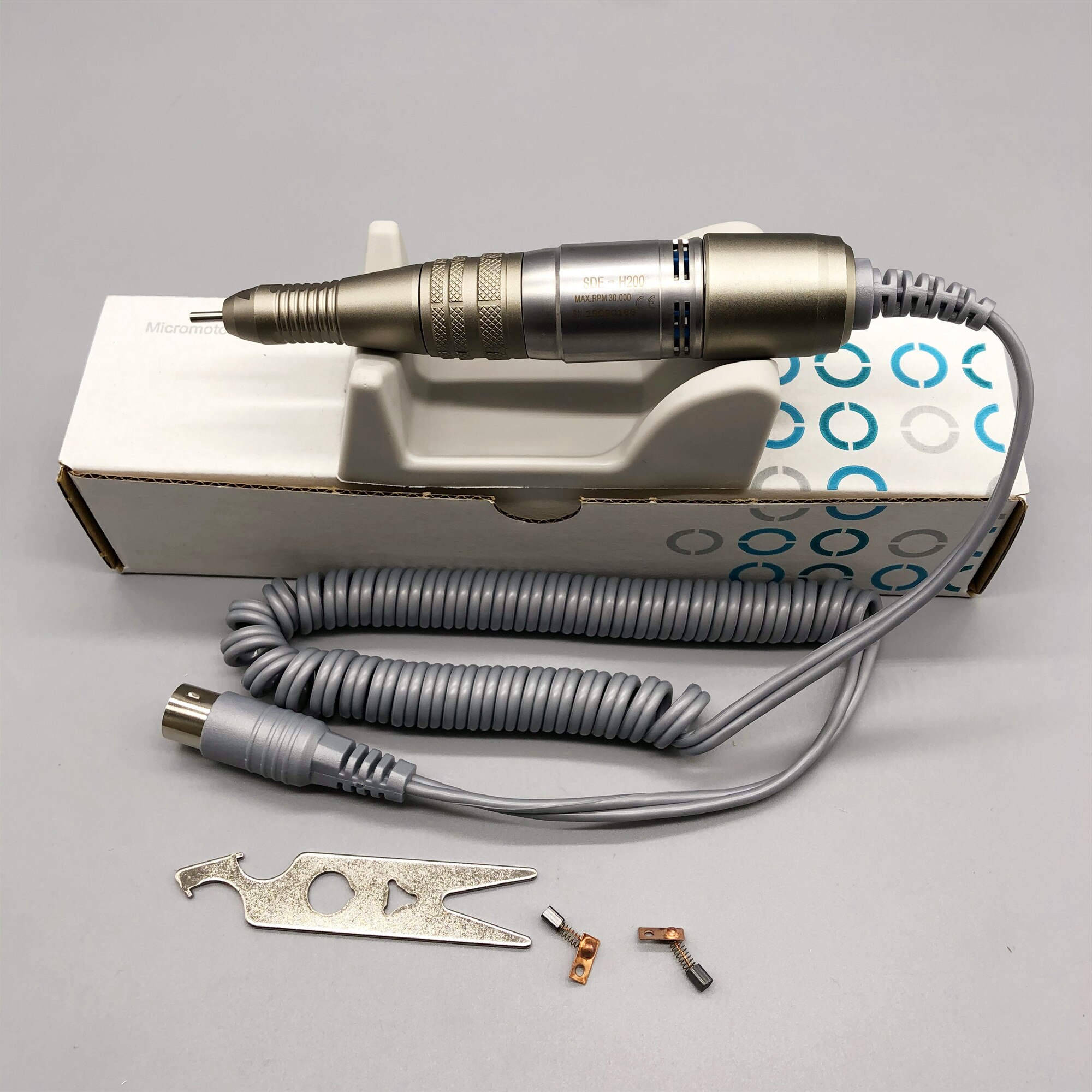 Máquina de manicura eléctrica con mango de SDH-H200, taladro potente de 65W, 35000RPM-SaeYang, 30000RPM, herramienta para uñas