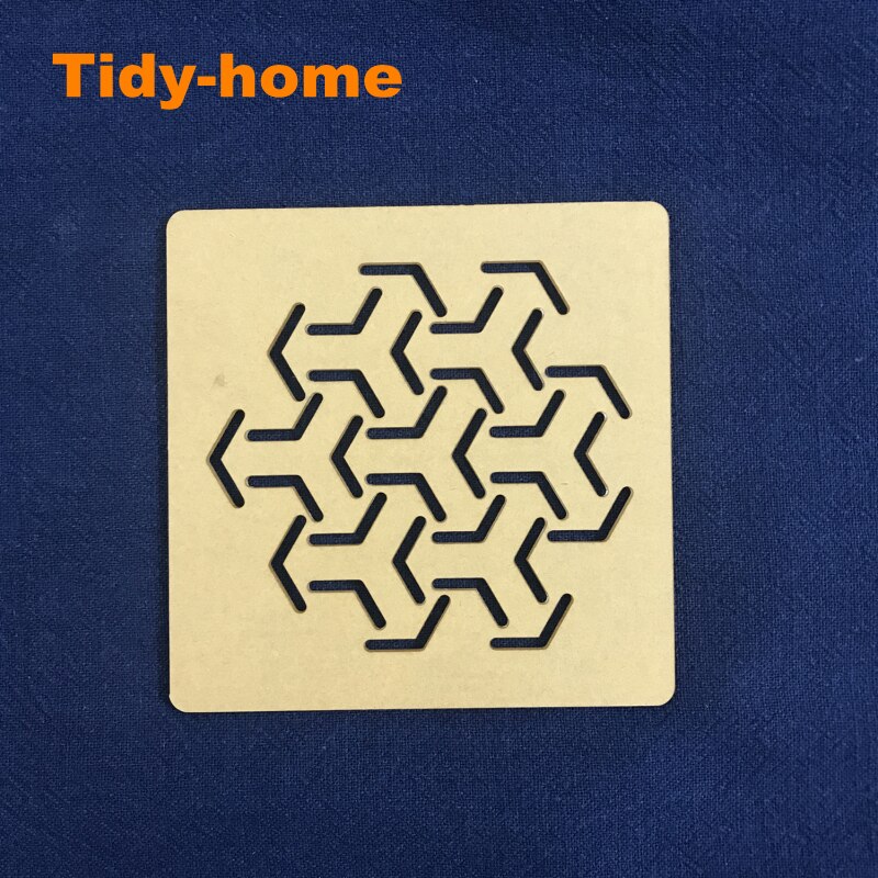 3Styles/Set Acrylic Classic Tortoise Shell Drawing Template Sashiko Template Sashiko Accessories