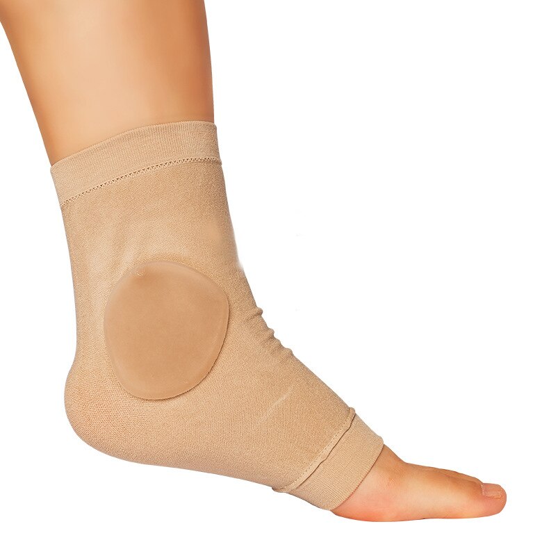 1 Paar Zachte Schoen Laarzen Elastische Gel Bandage Nylon Mouw Enkel Hak Voet Beschermen Voor Ijs Figuur Schaatsen Paardrijden ademend