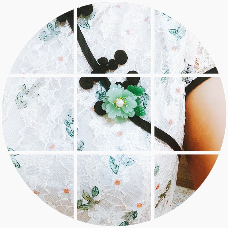 Morkopela fait à la main en verre fleur broche broches de en eau douce Pealrs broches pour les femmes Banquet vêtements bijoux