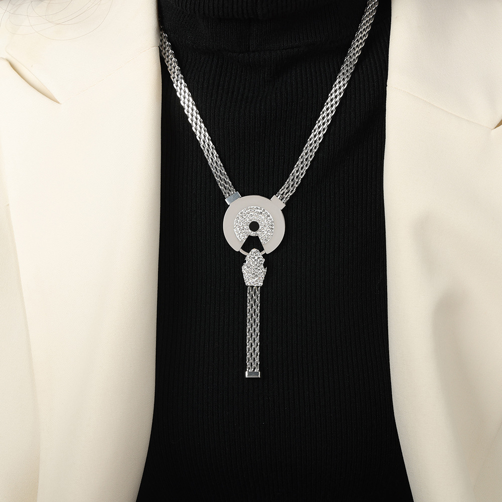 Zware Dikke Lente Ketting Slang Sieraden Set Voor Vrouwen Mode Ketting Fancy Stijl Trendy Accessoires: Goud-kleur