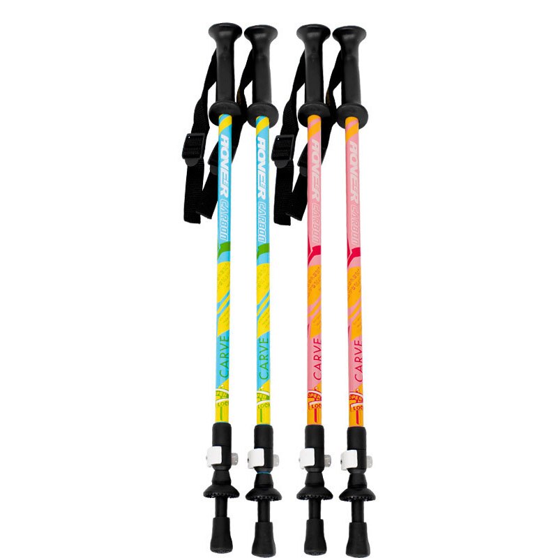 Kids Carbon Mountain Hiking Walking Ski Children's Walking Sticks Outdoor Walking Cane Outdoor Hiking Cane Mountaineering Stick