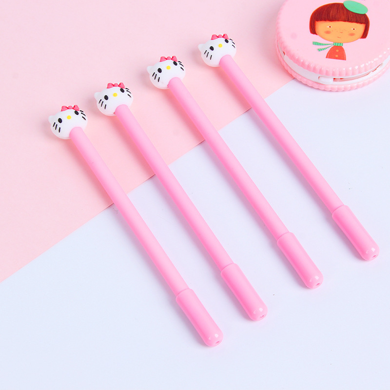 1pcs Cartoon Cactus Style Pen Out of Pencil Case Write Easy and Smooth Pencil Bag Stationery School Supplies: 281-random 1pcs