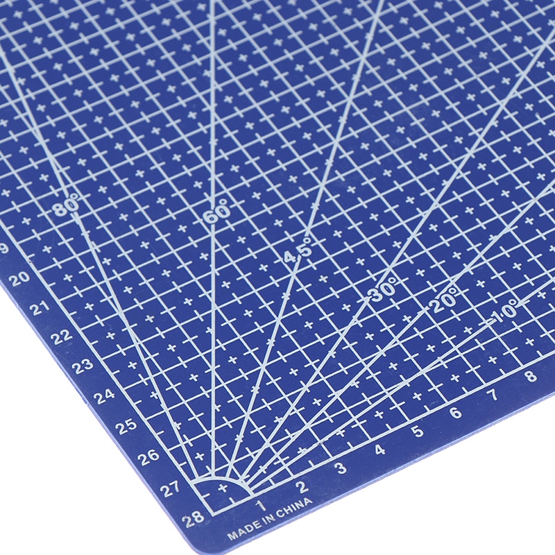 1Pcs A3 Pvc Rectangular Cutting Mat Grid Line Tool Plastic 45cm x30cm