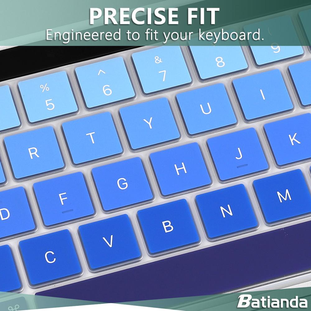 Keyboard Cover for Macbook Pro 16 Model A2141 US Enter English Alphabet Silicone Keyboard Protector Skin
